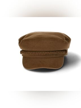 Time and Tru NEW Brown Corduroy Baker Boy Hat One Size Newsboy Cap